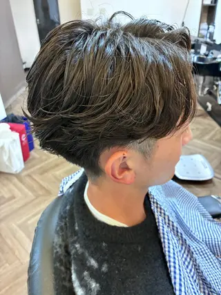 パーマ メンズ 中村 立のヘアスタイル