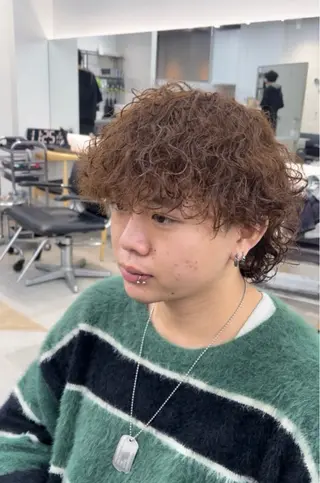 パーマ メンズ 👑メンズパーマ屋 👑/栄/馬場斗生のヘアスタイル