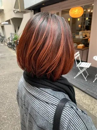 ミディアム カラー クオーレ hairのヘアスタイル