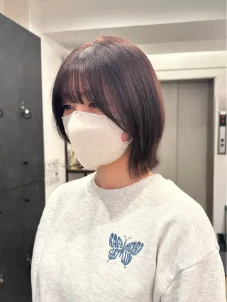 ショート カラー 銀座/ヘアセット シマムラ ミホのヘアスタイル