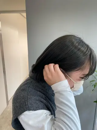 ミディアム カラー ヘアアレンジ ボブ /ニュアンス/ satomi🧸💖のヘアスタイル