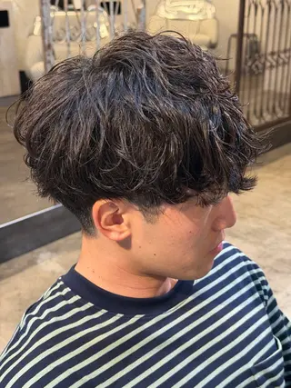 ミディアム メンズカットパーマ /岐阜/yudaiのヘアスタイル