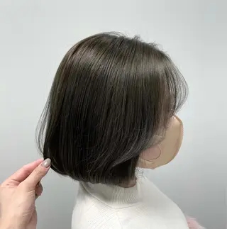 ショート カラー 心斎橋/ブリーチなし 髪質改善/レイヤーのヘアスタイル