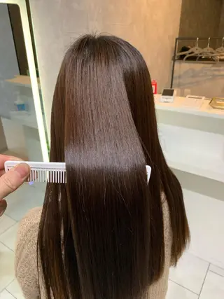 ロング 中川/縮毛矯正/ 高羽　克明のヘアスタイル