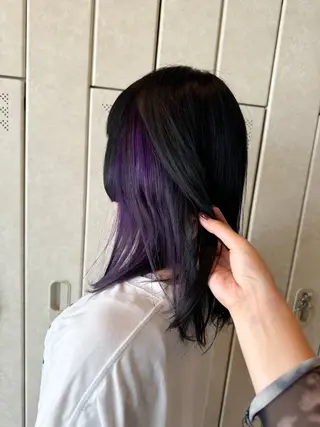 ミディアム カラー hair S.coeur emu所属・黒木 日那のヘアスタイル