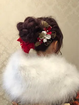 ロング ヘアアレンジ コゾノ ミキコのヘアスタイル