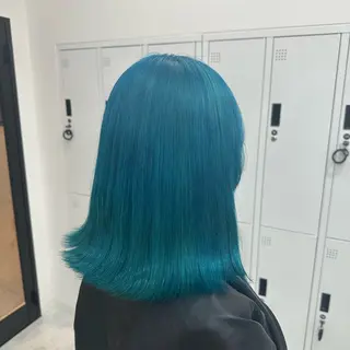 カラー 💎艶々ハイトーン MOE💍🤍のヘアスタイル