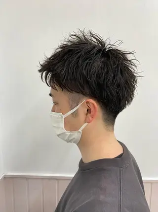 ショート カラー パーマ ヘアアレンジ メンズ キッズ ネイル マツエク・マツパ 横浜Bob美容師🤎 ERINAのヘアスタイル