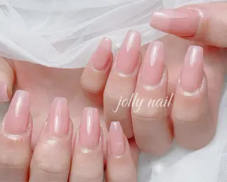 ネイル Jolly チップ長さだしのネイルデザイン