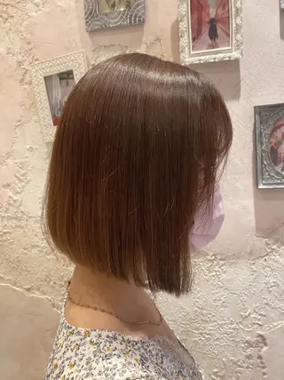 ショート Puamelia 名古屋所属・韓国風ヘア✻透明感 カラー✻yukaのヘアスタイル