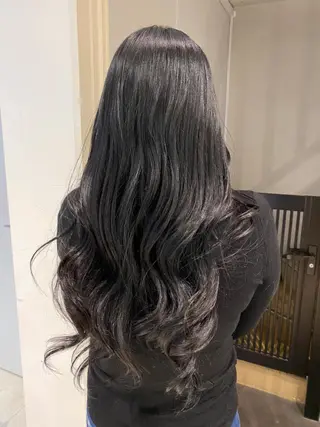 ロング カラー 🌈評価No.1🌈 艶髪カラー❌エクステのヘアスタイル