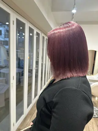 ミディアム カラー 梅田/寒色カラー/ まほのヘアスタイル