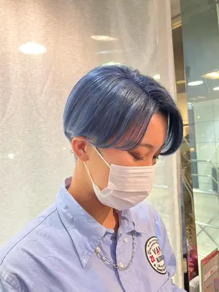 ショート カラー Rei/ 縮毛矯正/ ハイライトカラー募集のヘアスタイル