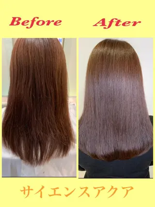 セミロング Lee 甲子園のヘアスタイル