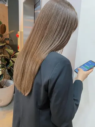 ロング カラー ブリーチなしカラー/ 髪質改善/寺門束のヘアスタイル