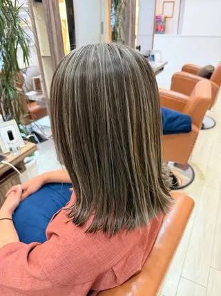 カラー 小川 翔友空のヘアスタイル