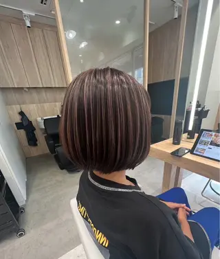 ショート カラー 韓国ヘア🇰🇷透明 感カラー/yui💞のヘアスタイル