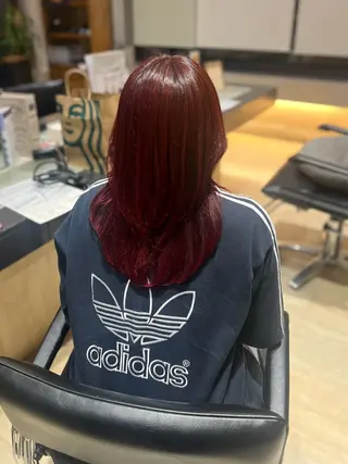 セミロング 時﨑 実子/透明感カラーのヘアスタイル