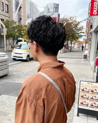 ショート パーマ メンズ misch by urban所属・髪質改善ストレート KENTOのヘアスタイル
