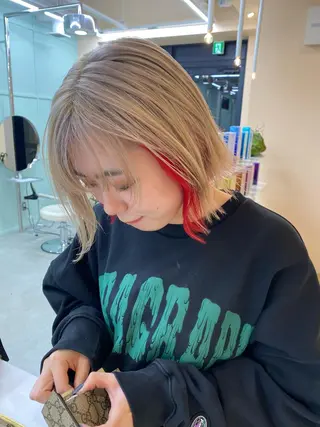 ミディアム カラー 栄・伏見 JOULE'Sのヘアスタイル