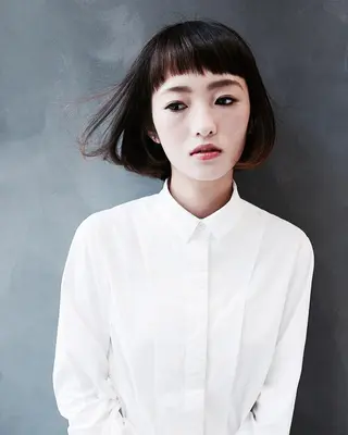 ミディアム 圧倒的美髪ストレート ツダケイタロウのヘアスタイル