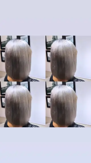 ショート カラー ヘアアレンジ 💎韓国レイヤー ×エクステゆうま💎のヘアスタイル