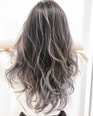 セミロング カラー パーマ ヘアアレンジ 竹内ケンゴ🇰🇷 EIGHT藤沢のヘアスタイル