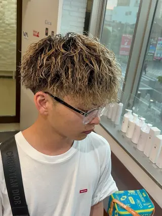 カラー パーマ メンズ Coeur所属・Hazu 【パーマ特化美容師】のヘアスタイル