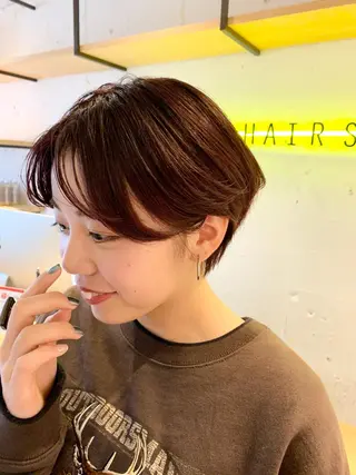 ショート カラー Fuuu《フゥ》所属・シノザキ シンゴのヘアスタイル