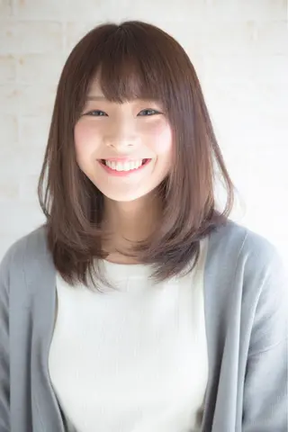 ミディアム 角 大輔のヘアスタイル