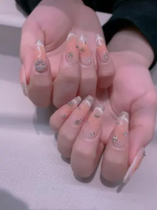 ネイル 長さだし専門店 M2　rikaのネイルデザイン