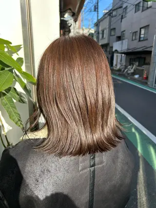 ミディアム カラー なかむら ゆきのヘアスタイル