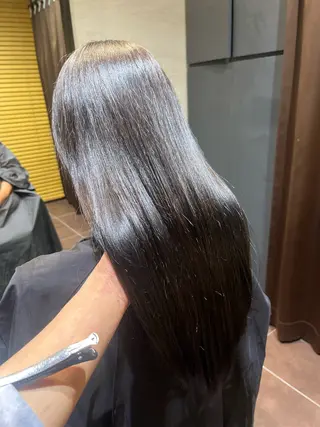 カラー 透明感カラー✨🩵 韓国ヘアkanatoのヘアスタイル