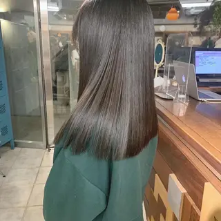 ロング 土田かほ/本日🈳 透明感カラー🍃のヘアスタイル