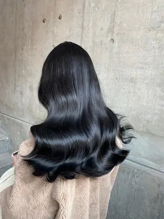 ロング 韓国レイヤー🕊️ 柔らかベージュ🧸のヘアスタイル