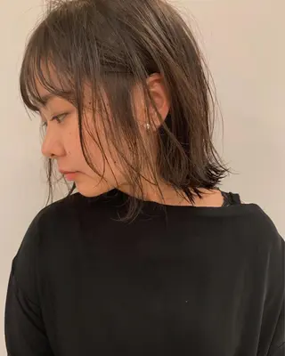 カラー 小顔レイヤー×コンパ クトボブ/林隆平のヘアスタイル