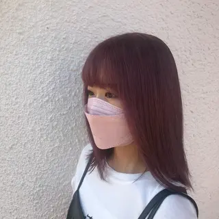 ミディアム カラー 茅ヶ崎パーマ特化/ スパイラル/ハルキのヘアスタイル