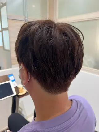 ショート 🥣🫧‪艶カラー 🦋アカマ ミユ🦋のヘアスタイル