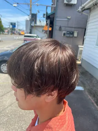 カラー メンズ 【透明感ナチュラル】 ゆうせいのヘアスタイル