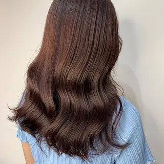 セミロング カラー HARUKA韓国ヘア /Luana梅田のヘアスタイル