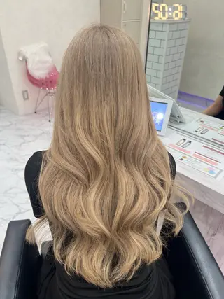 ロング 韓国風🫧艶カラー 💟ran💟のヘアスタイル