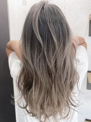 セミロング カラー 竹内ケンゴ🇰🇷 EIGHT藤沢のヘアスタイル