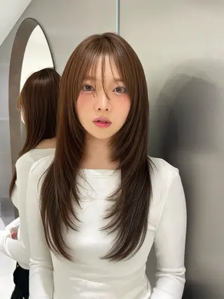 ロング sand yokohama所属・🌟似合わせカット No.1🌟ホノのヘアスタイル