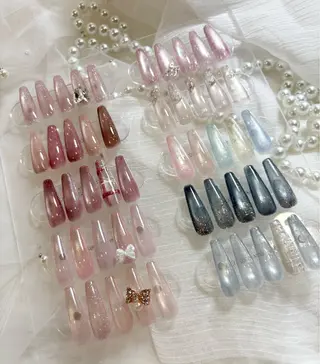 ミディアム NAIL SALON FLOR所属・ワンホンネイル/ 韓国ネイルMAKIのネイルデザイン