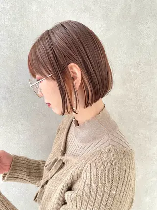 ショート sea by luvismけやき通り2号店所属・ボブ/ショート/ 縮毛矯正/岸本恭明のヘアスタイル