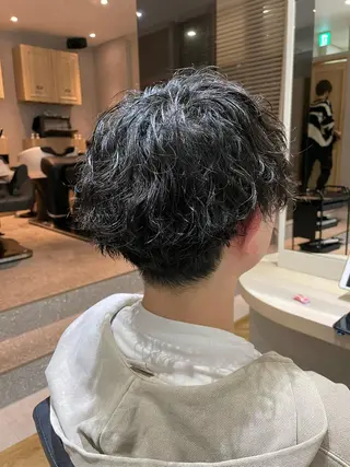 ミディアム パーマ メンズ Tink　天神店所属・今村賢治/メンズ/ レイヤー✨艶カラーのヘアスタイル