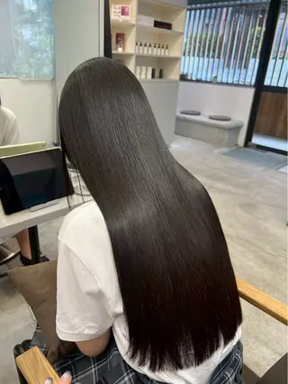 ロング パーマ ハイトーンカラー が絶対可愛い✨泰聖✨のヘアスタイル