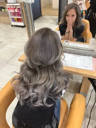 カラー ラブーケ中川中島店 クラタチカコのヘアスタイル