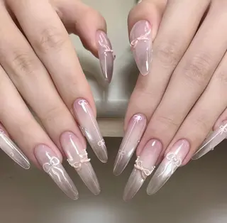 ネイル By moonネイル 🌷ワンホン/韓国風のネイルデザイン