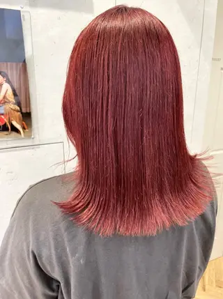 ミディアム ♥️透明感×抜け感 ベージュ/佑珠♥️のヘアスタイル